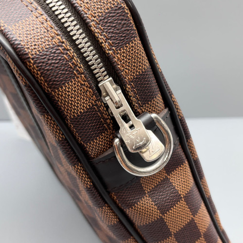 Louis Vuitton Porte Documents Voyage PM Damier Ebene Brown Louis Vuitton Porte Documents Voyage PM Damier Ebene Brown