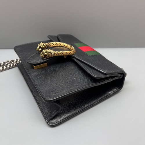 Gucci Small Dionysus Calfskin Black Red Green