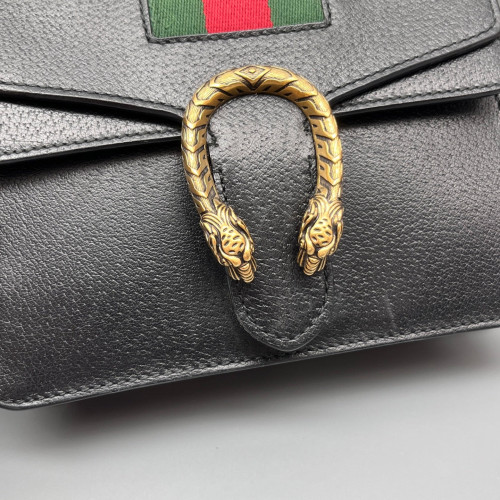 Gucci Small Dionysus Calfskin Black Red Green