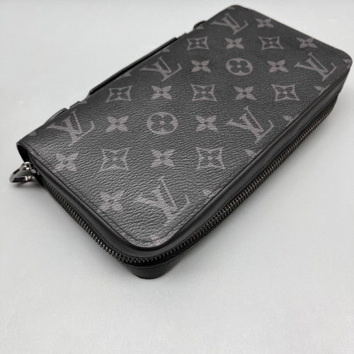 Louis Vuitton Clutch Monogram Eclipse Black