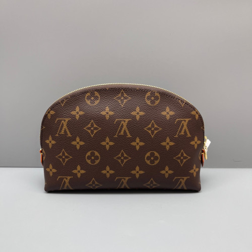 Louis Vuitton Cosmetic Pouch MM Monogram Brown