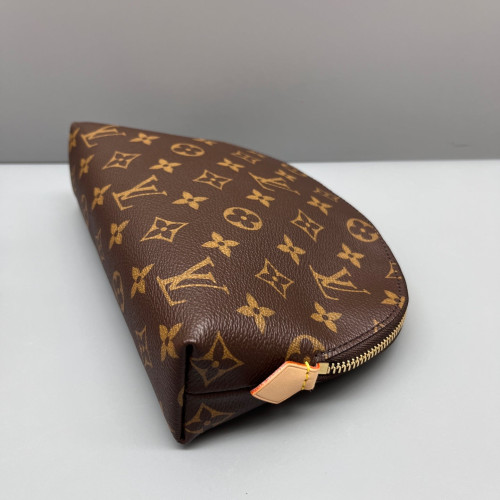 Louis Vuitton Cosmetic Pouch MM Monogram Brown