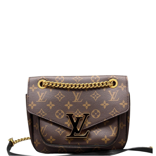 Louis Vuitton Passy Chain Shoulder Bag Monogram Brown Louis Vuitton Passy Chain Shoulder Bag Monogram Brown