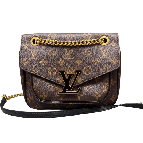 Louis Vuitton Passy Chain Shoulder Bag Monogram Brown Louis Vuitton Passy Chain Shoulder Bag Monogram Brown