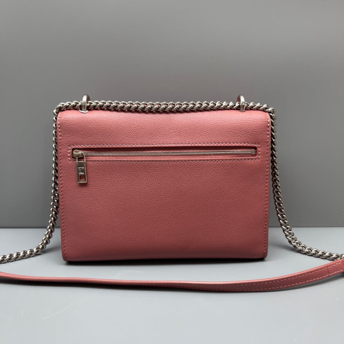 Louis Vuitton Mylockme Chain Bag BB Grained Calfskin Pink