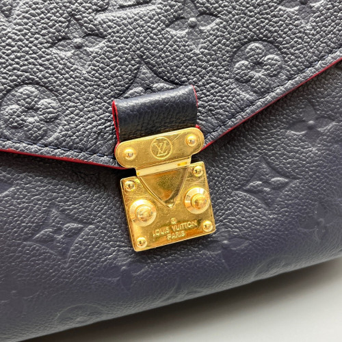 Louis Vuitton Pochette Metis Monogram Empreinte Dark Blue