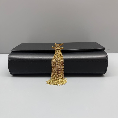 Yves Saint Laurent Medium Kate Crossbody Bag Calfskin Black Yves Saint Laurent Medium Kate Crossbody Bag Calfskin Black
