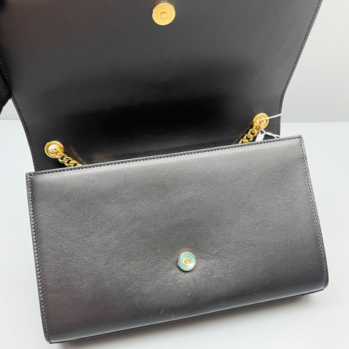 Yves Saint Laurent Medium Kate Crossbody Bag Calfskin Black Yves Saint Laurent Medium Kate Crossbody Bag Calfskin Black