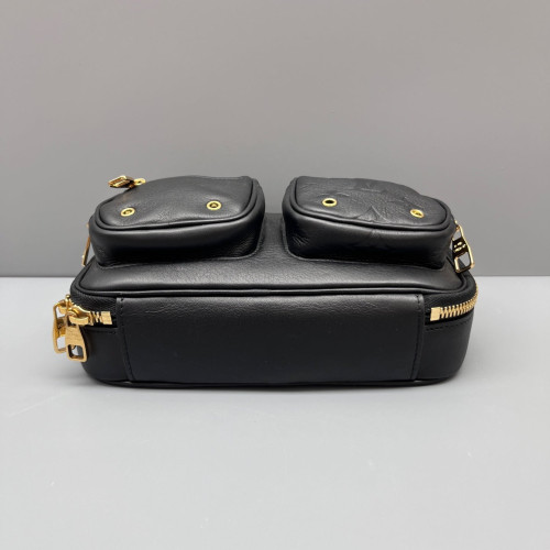 Louis Vuitton Utility Crossbody Calfskin Black