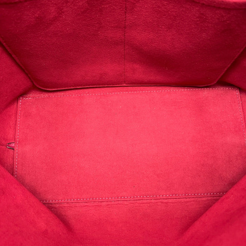 Louis Vuitton Lockme Go Tote Grained Calfskin Burgundy