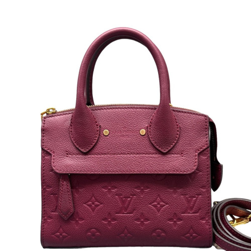Louis Vuitton Handbag Monogram Empreinte Burgundy