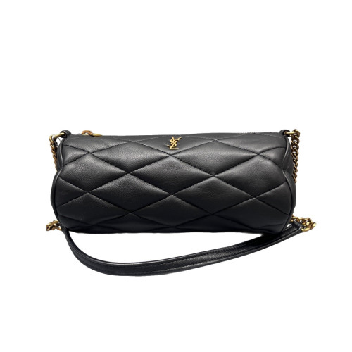 Yves Saint Laurent Sade Mini Tube Calfskin Black