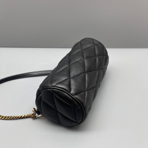Yves Saint Laurent Sade Mini Tube Calfskin Black