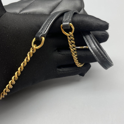 Yves Saint Laurent Sade Mini Tube Calfskin Black