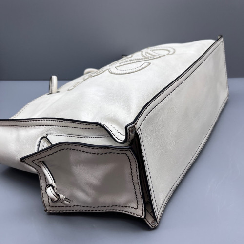 Loewe Tote Bag Calfskin White