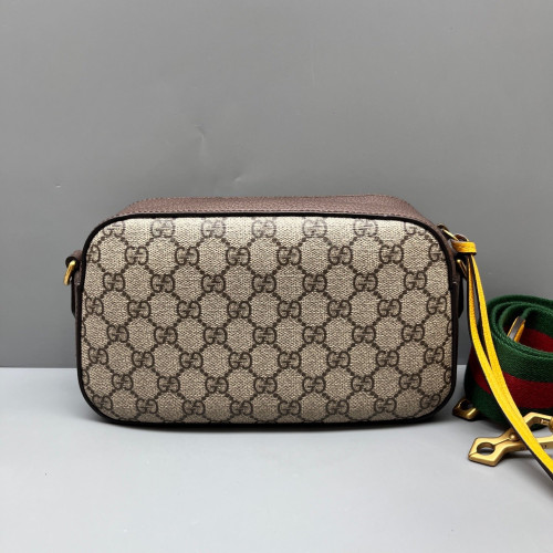 Gucci Neo Vintage Shoulder Bag GG Supreme Monogram Beige Brown Green