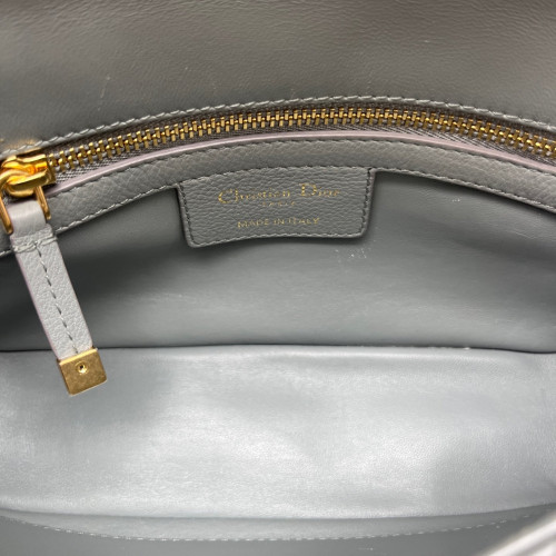 Dior Small Caro Bag Calfskin Grey Dior Small Caro Bag Calfskin Grey