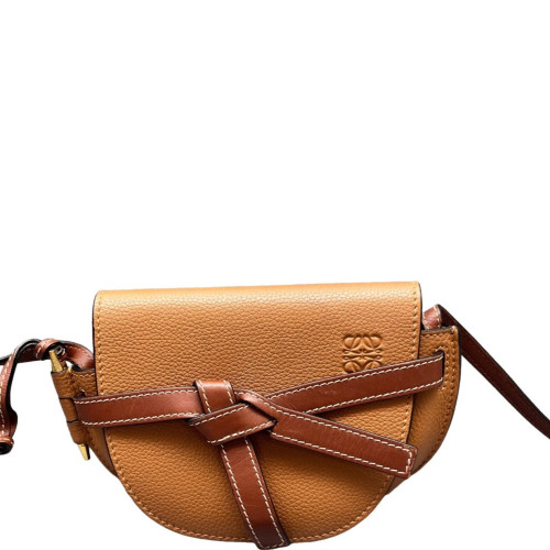 Loewe Mini Gate Grained Calfskin Tan Loewe Mini Gate Grained Calfskin Tan