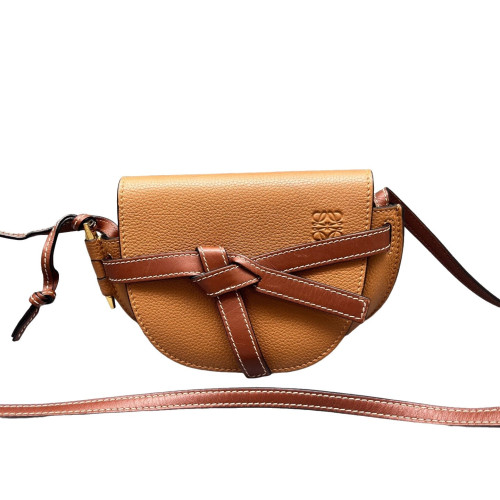 Loewe Mini Gate Grained Calfskin Tan Loewe Mini Gate Grained Calfskin Tan
