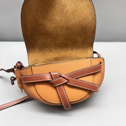Loewe Mini Gate Grained Calfskin Tan Loewe Mini Gate Grained Calfskin Tan
