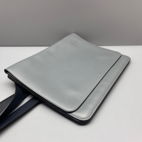 Loewe Crossbody Bag Calfskin Grey