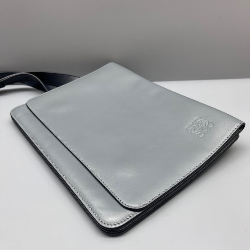 Loewe Crossbody Bag Calfskin Grey