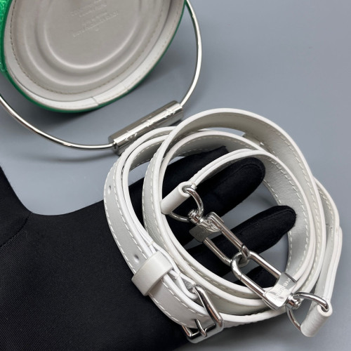 Louis Vuitton Bucket Calfskin Green White