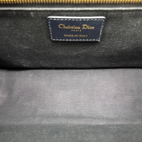 Dior 30 Montaigne Flap Bag Oblique Black Beige