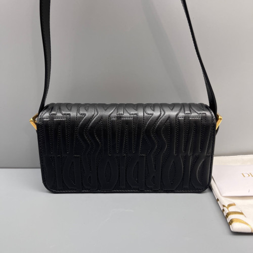 Dior Shoulder Bag Calfskin Black Dior Shoulder Bag Calfskin Black