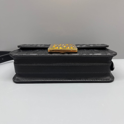 Dior Shoulder Bag Calfskin Black Dior Shoulder Bag Calfskin Black