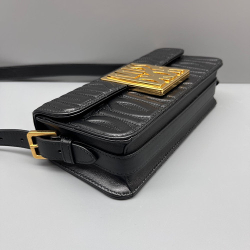 Dior Shoulder Bag Calfskin Black Dior Shoulder Bag Calfskin Black