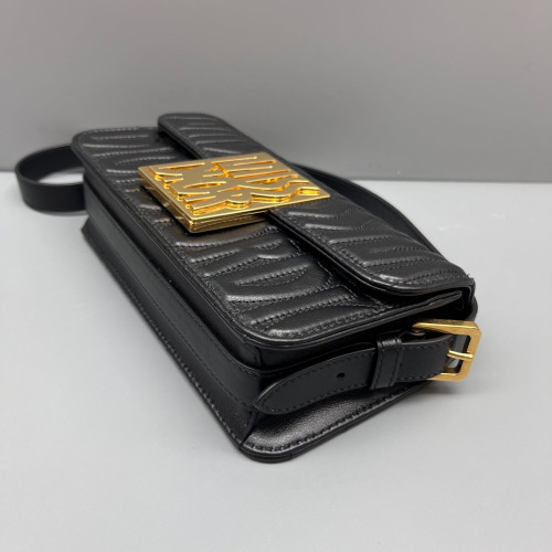 Dior Shoulder Bag Calfskin Black Dior Shoulder Bag Calfskin Black