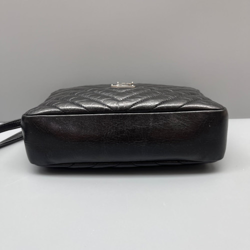 Yves Saint Laurent Camera Case Calfskin Black