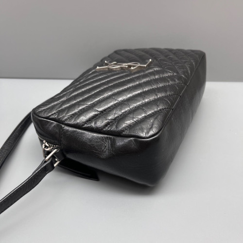 Yves Saint Laurent Camera Case Calfskin Black