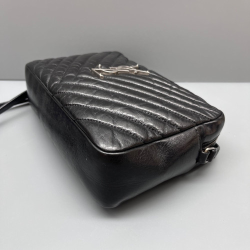 Yves Saint Laurent Camera Case Calfskin Black