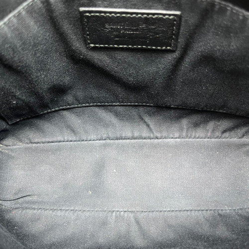 Yves Saint Laurent Camera Case Calfskin Black