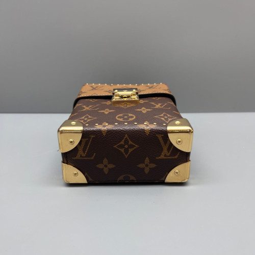 Louis Vuitton Camera Box Reverse Monogram Dark Brown Light Brown