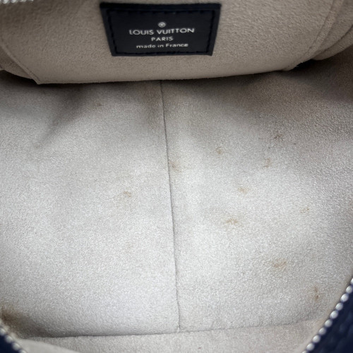 Louis Vuitton Square Bag Calfskin Black Natural Tan