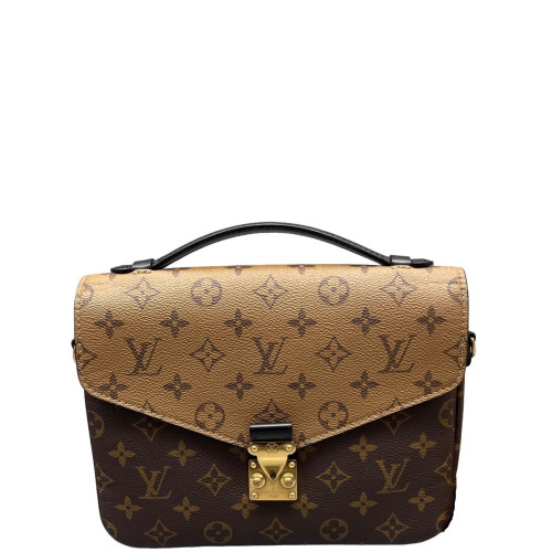 Louis Vuitton Pochette Metis Reverse Monogram Dark Brown Light Brown
