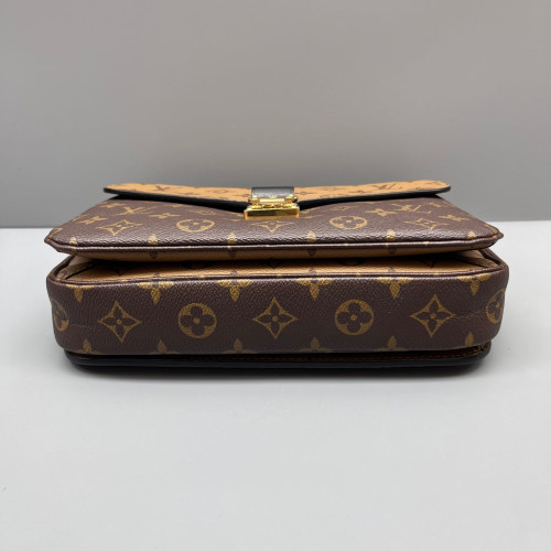 Louis Vuitton Pochette Metis Reverse Monogram Dark Brown Light Brown