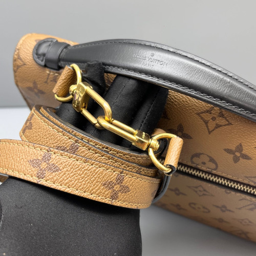 Louis Vuitton Pochette Metis Reverse Monogram Dark Brown Light Brown
