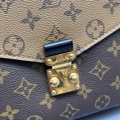Louis Vuitton Pochette Metis Reverse Monogram Dark Brown Light Brown
