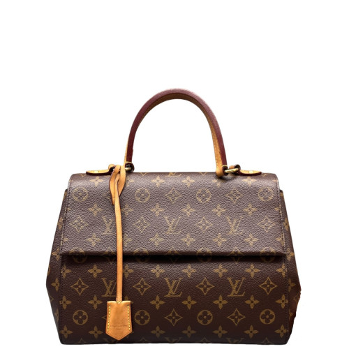 Louis Vuitton Cluny Mm Monogram Dark Brown Light Brown