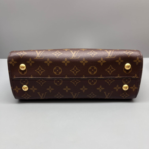Louis Vuitton Cluny Mm Monogram Dark Brown Light Brown