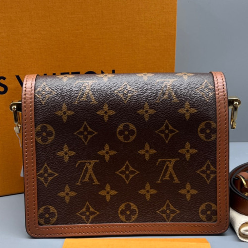 Louis Vuitton Dauphine Mini Reverse Monogram Dark Brown Light Brown