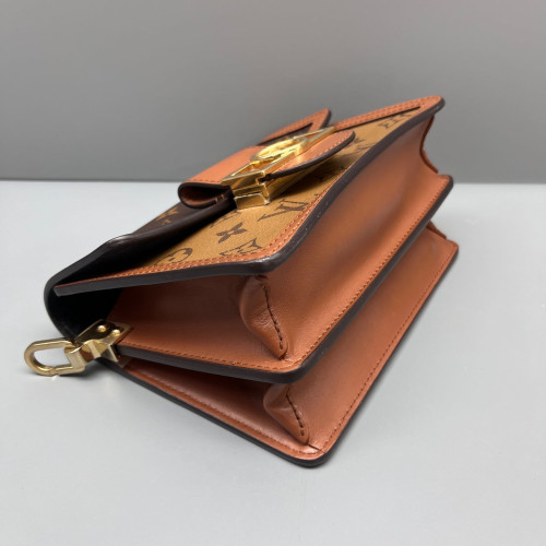 Louis Vuitton Dauphine Mini Reverse Monogram Dark Brown Light Brown