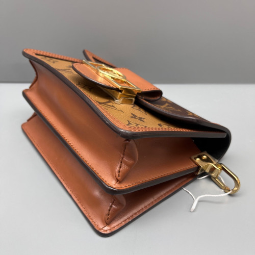 Louis Vuitton Dauphine Mini Reverse Monogram Dark Brown Light Brown