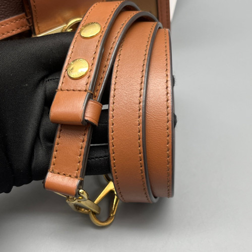 Louis Vuitton Dauphine Mini Reverse Monogram Dark Brown Light Brown