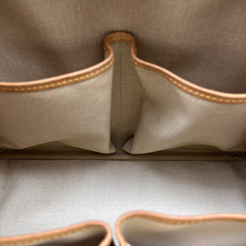 Louis Vuitton Deauville Monogram Dark Brown Light Brown