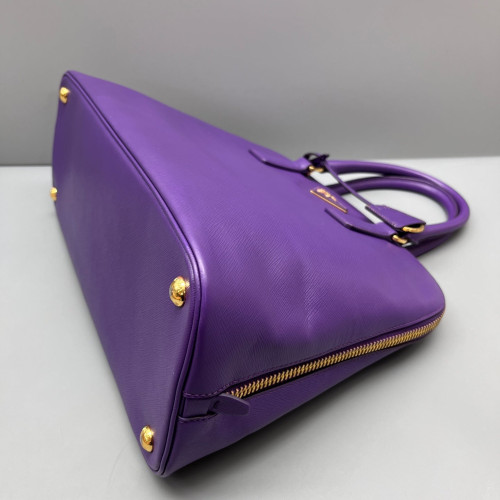 Prada Medium Lux Open Promenade Saffiano Calfskin Purple Prada Medium Lux Open Promenade Saffiano Calfskin Purple